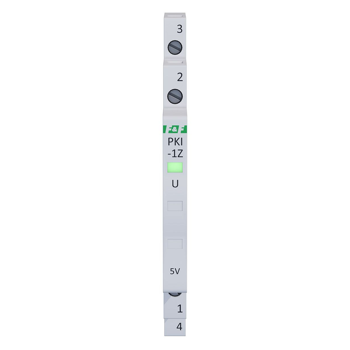 Przekaźnik interfejsowy, styk zwierny, 5 V DC, 1/3S, TH-35 F&F PKI-1Z-5V