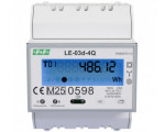 Trójfazowy licznik zużycia energii elektrycznej, czterokwadrantowy pomiar energii F&F LE-03d-4Q