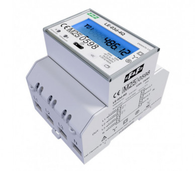 Trójfazowy licznik zużycia energii elektrycznej, czterokwadrantowy pomiar energii F&F LE-03d-4Q