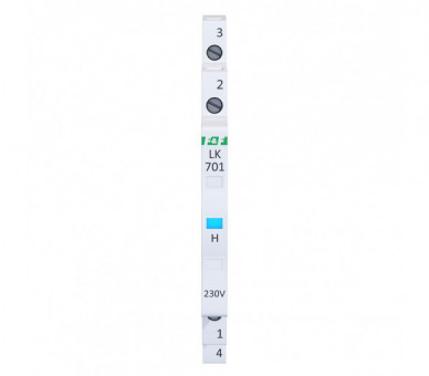 Lampka kontrolna zasilania 1/3S 1xLED NIEBIESKA F&F LK-701B