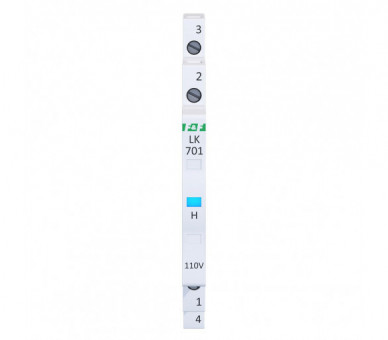 Lampka kontrolna zasilania 1/3S 110V AC/DC 1xLED NIEBIESKA F&F LK-701B-110V