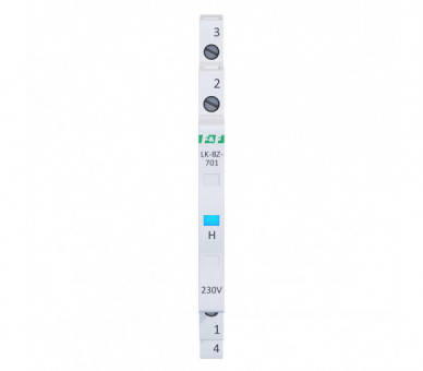 Lampka kontrolna zasilania z zabezpieczeniem 1/3S 1xLED NIEBIESKA F&F LK-BZ-701B