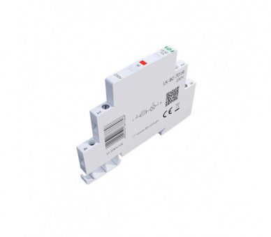 Lampka kontrolna zasilania z zabezpieczeniem 1/3S 1xLED CZERWONA F&F LK-BZ-701R