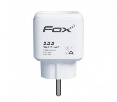 FOX Switch&Energy Plug Gniazdo z funkcją monitorowania parametrów sieci F&F Wi-R1S1-WP