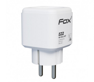 FOX Switch&Energy Plug Gniazdo z funkcją monitorowania parametrów sieci F&F Wi-R1S1-WP